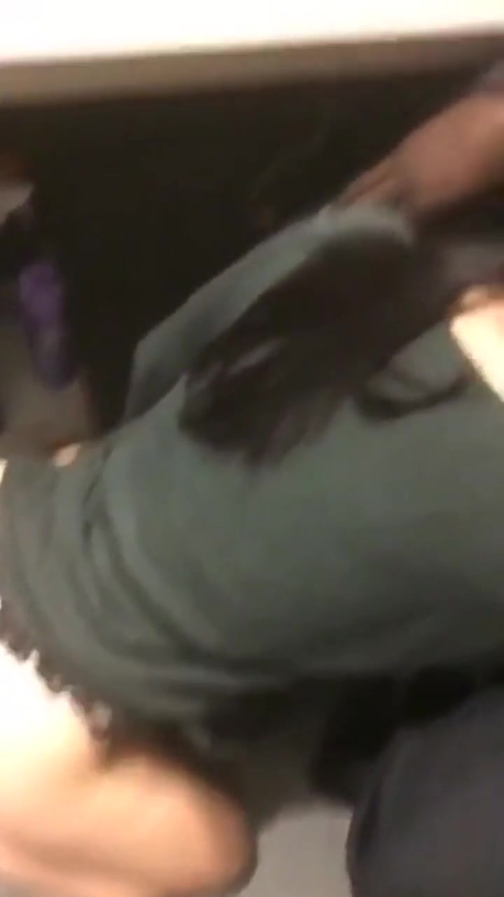 Security getting blowjob