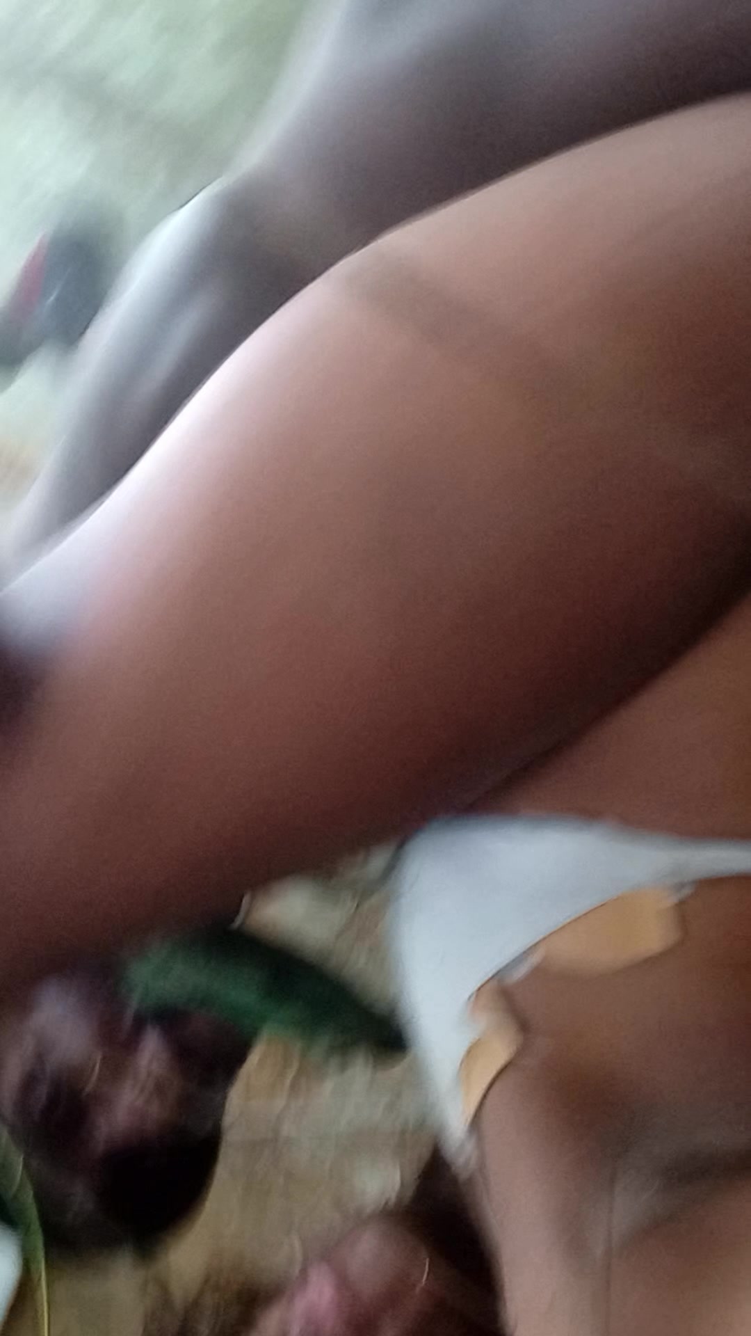 Charly digging up my pussy in the forest with his 10inches dick