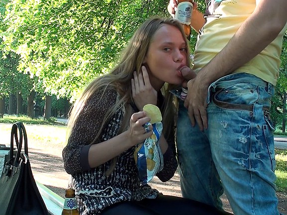 Crazy couple in real public sex video
