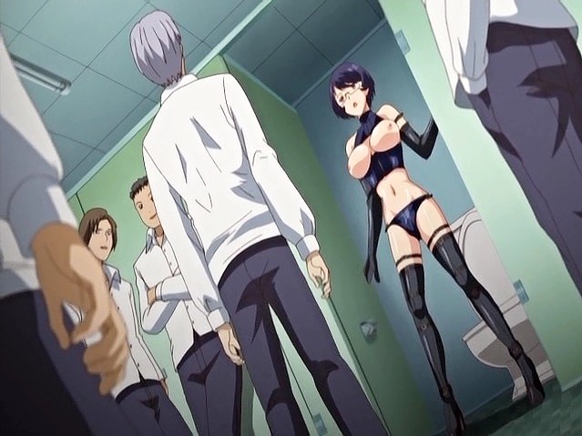 Crazy drama, campus anime clip with uncensored bondage, futanari, group scenes