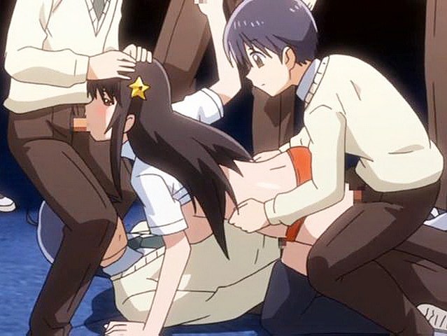 Crazy comedy anime movie with uncensored anal, big tits, group scenes