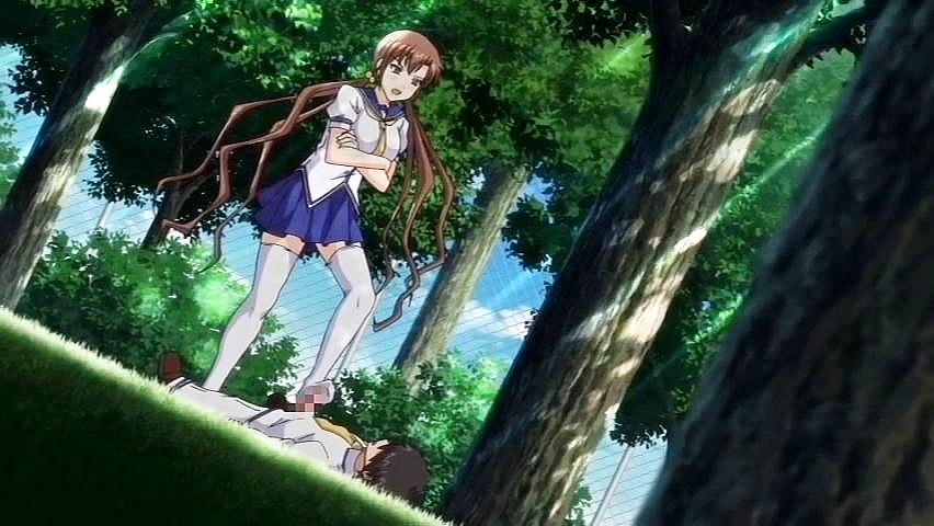 Fabulous romance, campus hentai clip with uncensored big tits scenes