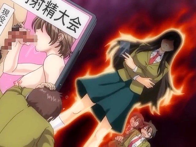 Exotic comedy, romance hentai clip with uncensored big tits, lactation, bukkake scenes
