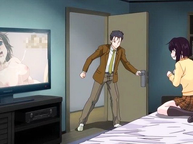 Horny romance anime video with uncensored big tits scenes