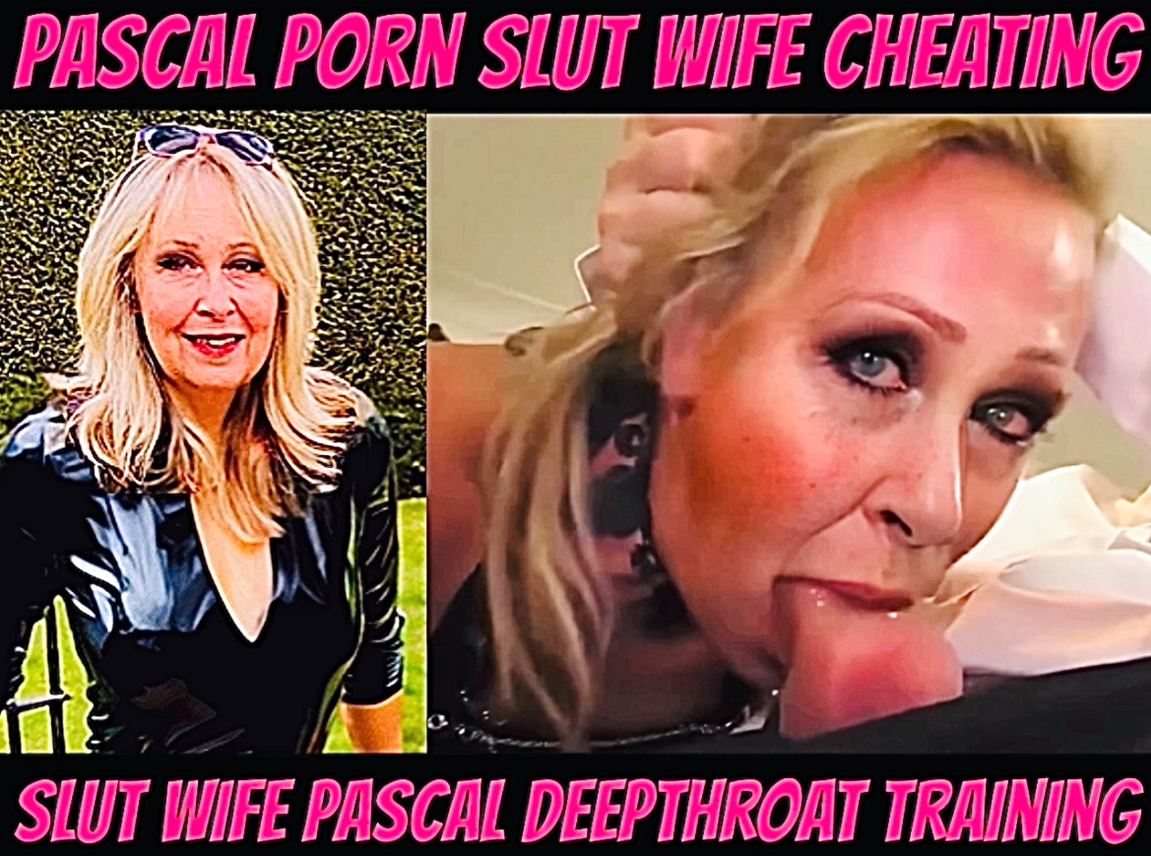 Slut Wife Deepthroats Cock Sucking Off