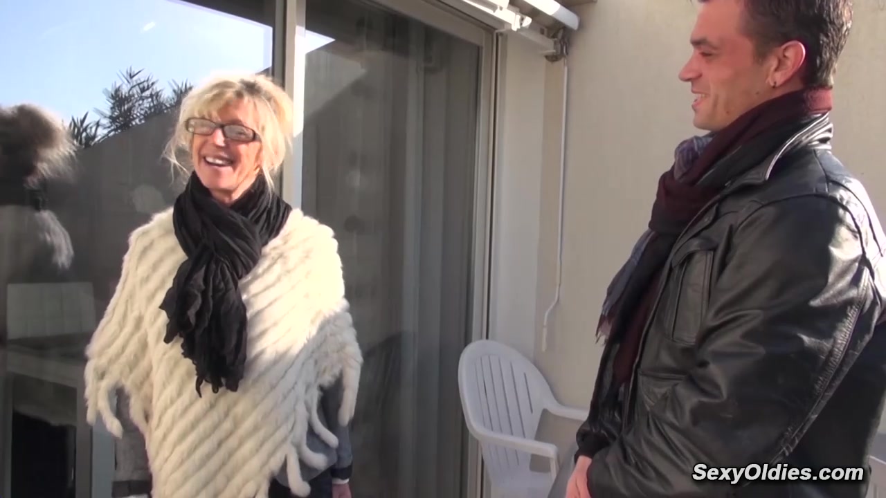 Tight bodied mature Marina Beaulieu gets a hard fuck with big cock guy Mederick