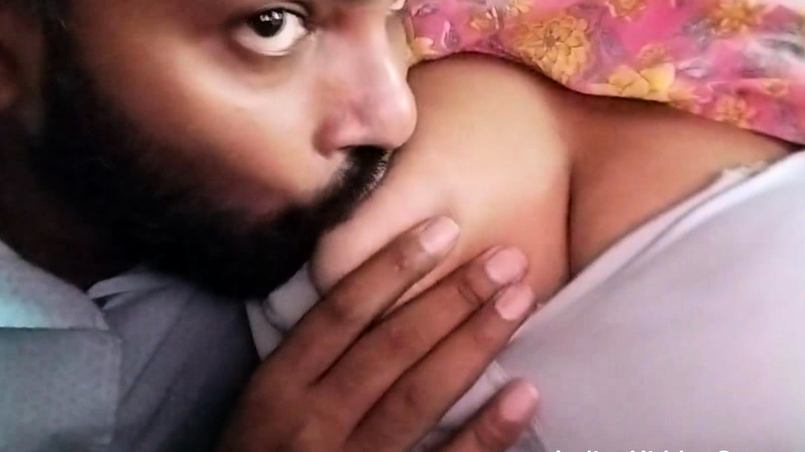 Sucking Indian GF Big Boobs and Blowjob