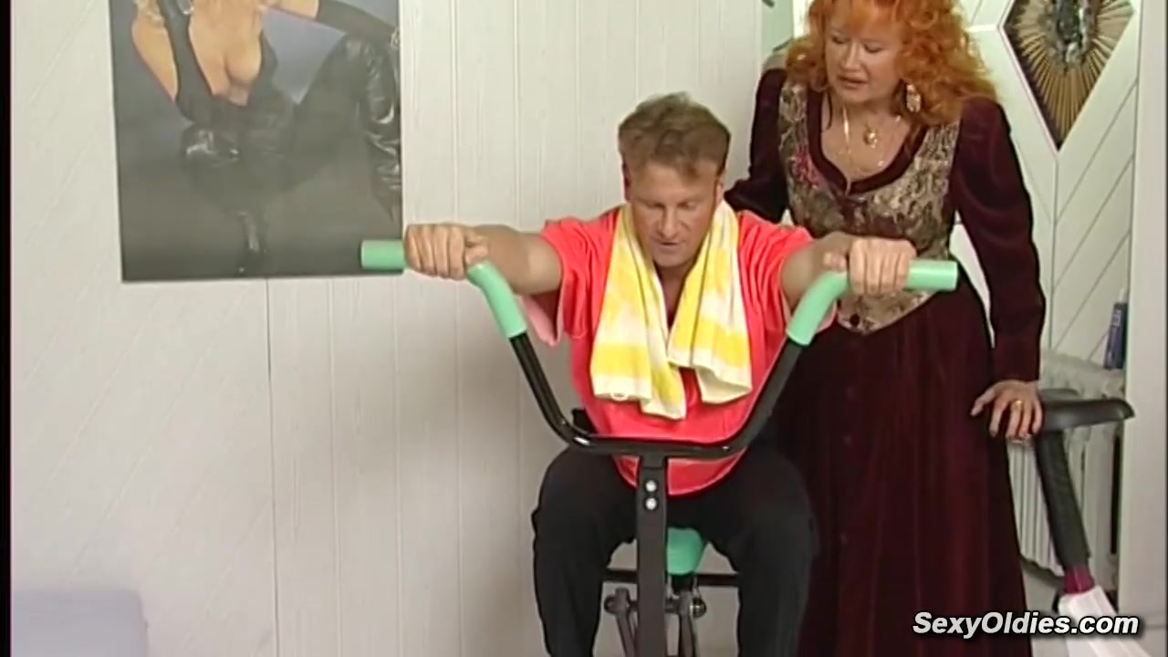 Redhead mature Marta M fucked by gym trainer Steve Vincent
