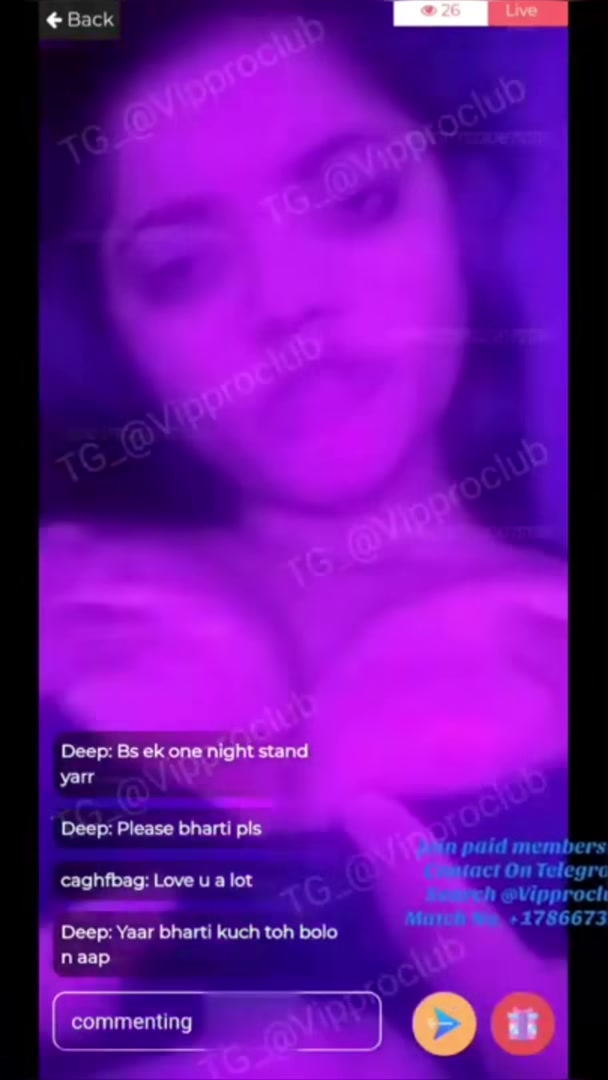 Bharthi Jha Fucking Live