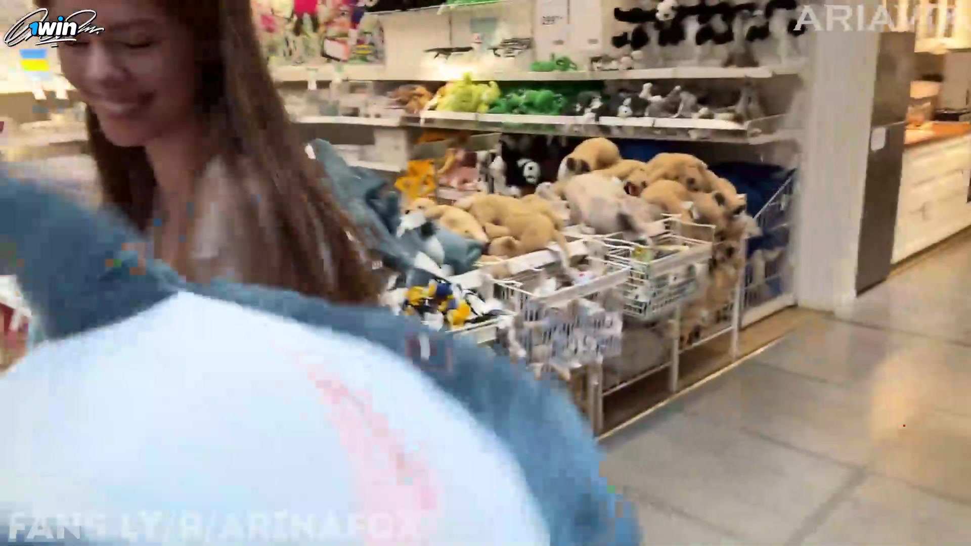 Walked through Bedroom Store with step-sister and finished up having public romp