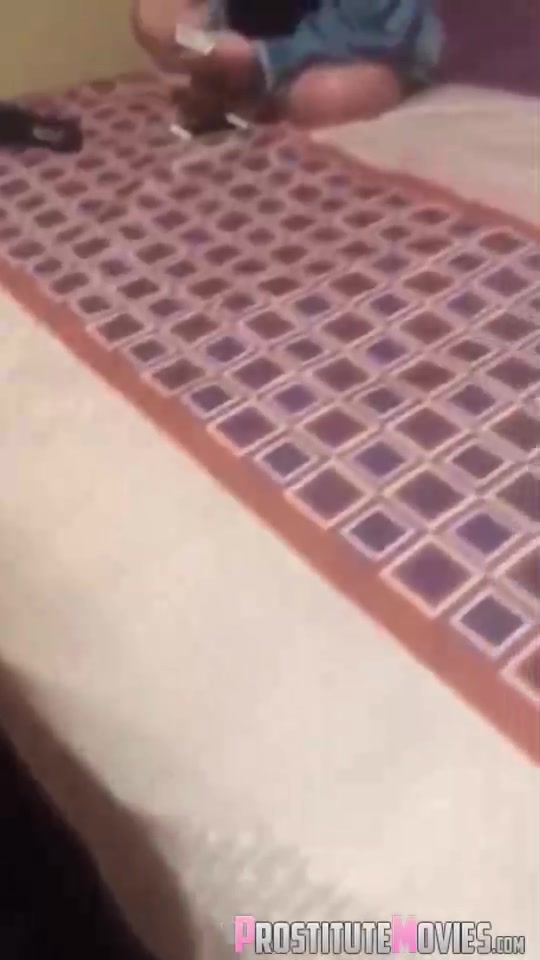 Black Girl sucks my cock while talking on the phone