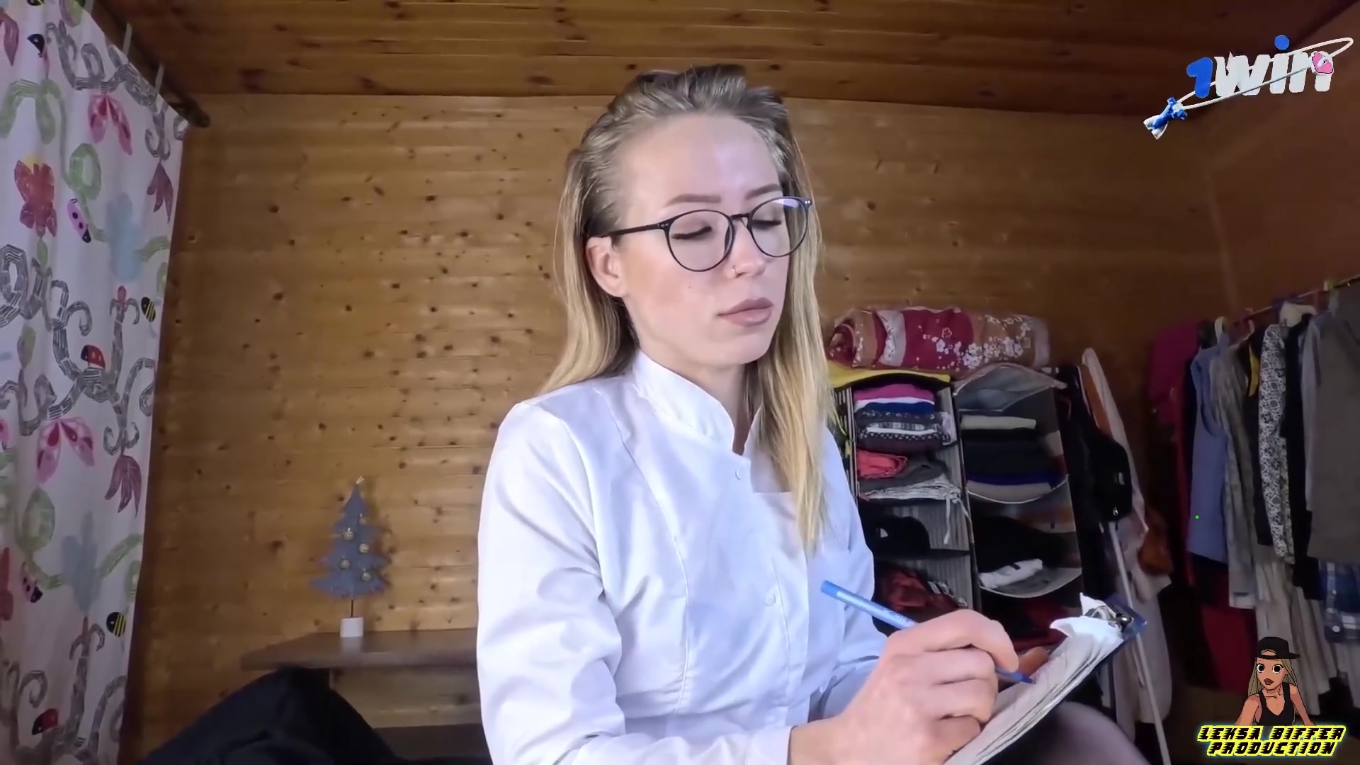 Horny nurse with perfect congenital boobies gets red-hot anal from petite chick