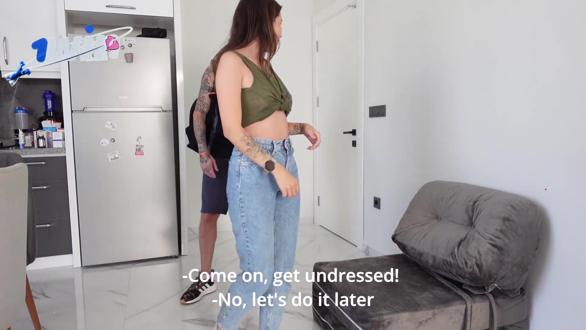 Her hubby came back from prison and tore her bootie - Hard Rough Sex!