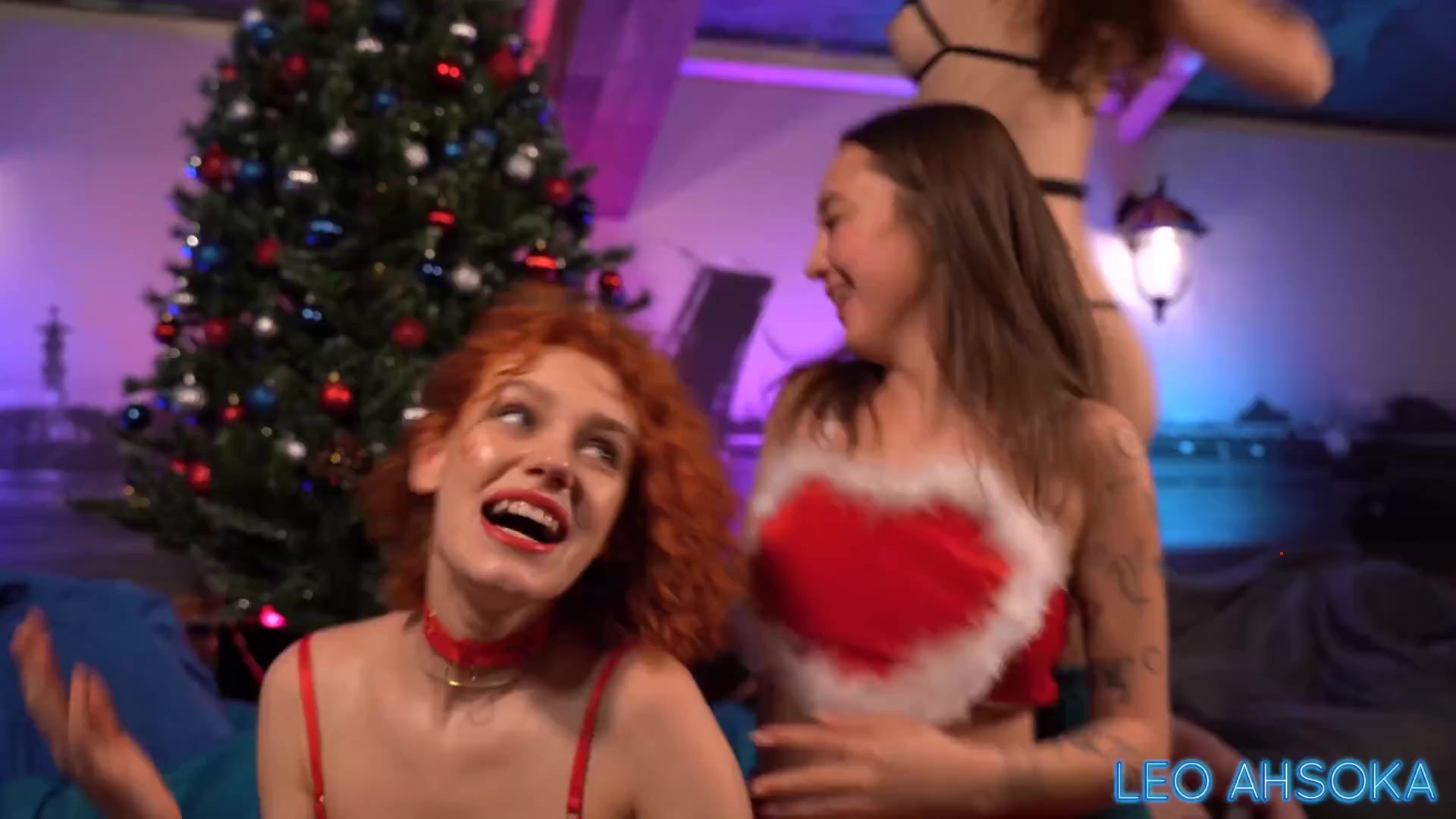 Leo Ahsoka and Sanivteme had an fuck-a-thon at the Christmas party - super-hot d
