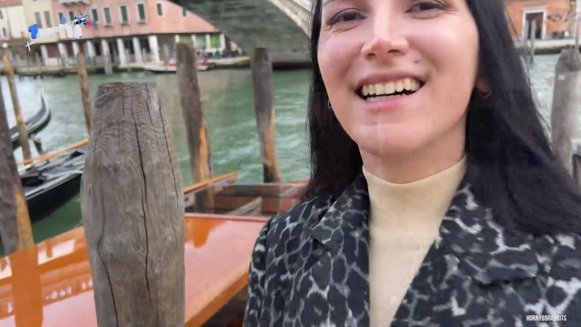Eva riskily hooks up with a stranger in risky, outdoor Venice for a wild, XXX ro