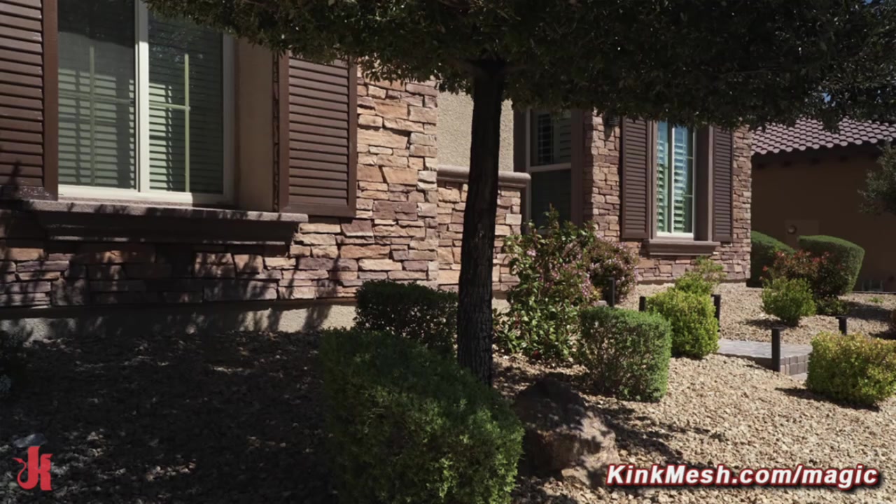Tommy Pistol sneaks in and ties and rough fucks thief Katie Kush