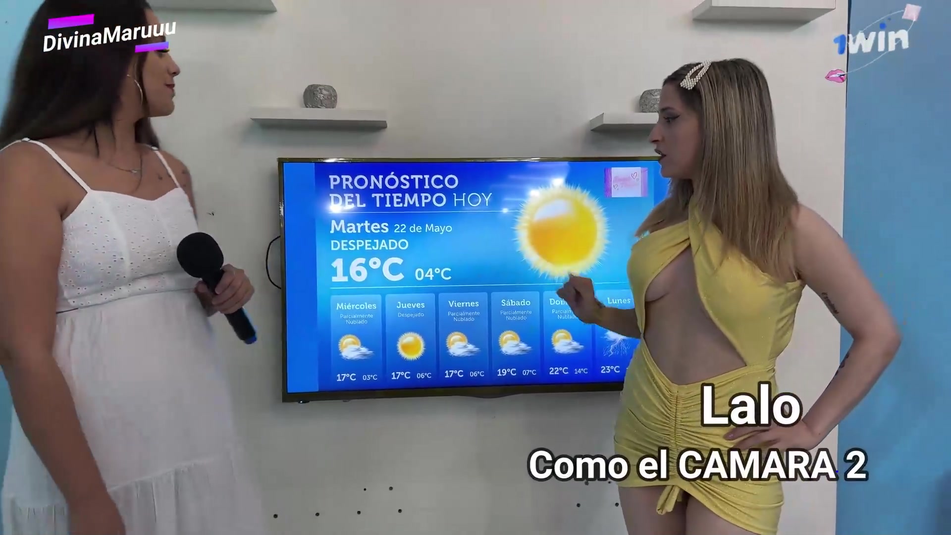 Weather reporter gets group-fucked with double vaginal for very first time - Div