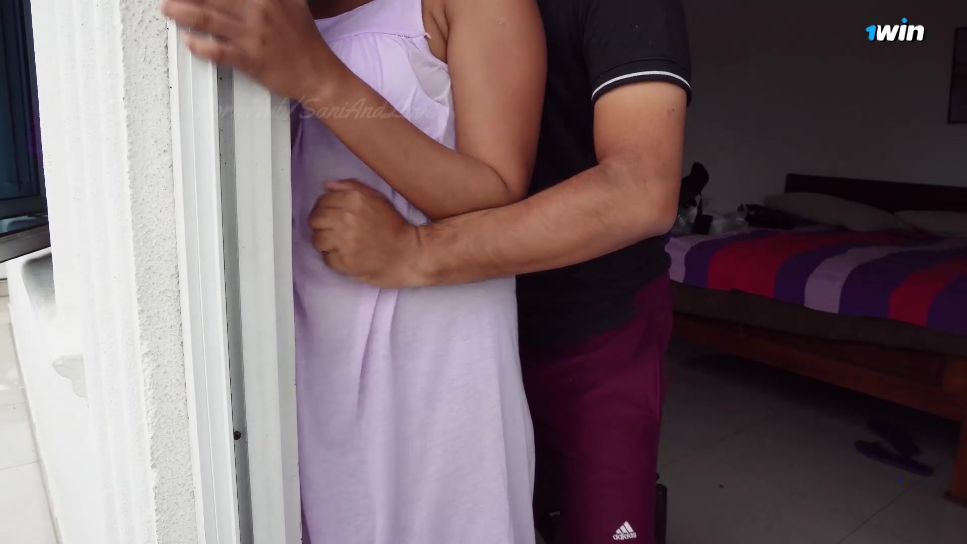 Intense from the rear with innate melons juggling and a elastic butt, missionary