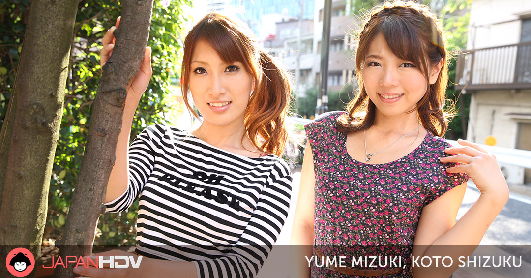 Yume Mizuki and Koto Shizuku wait their boyfriend to have sex together