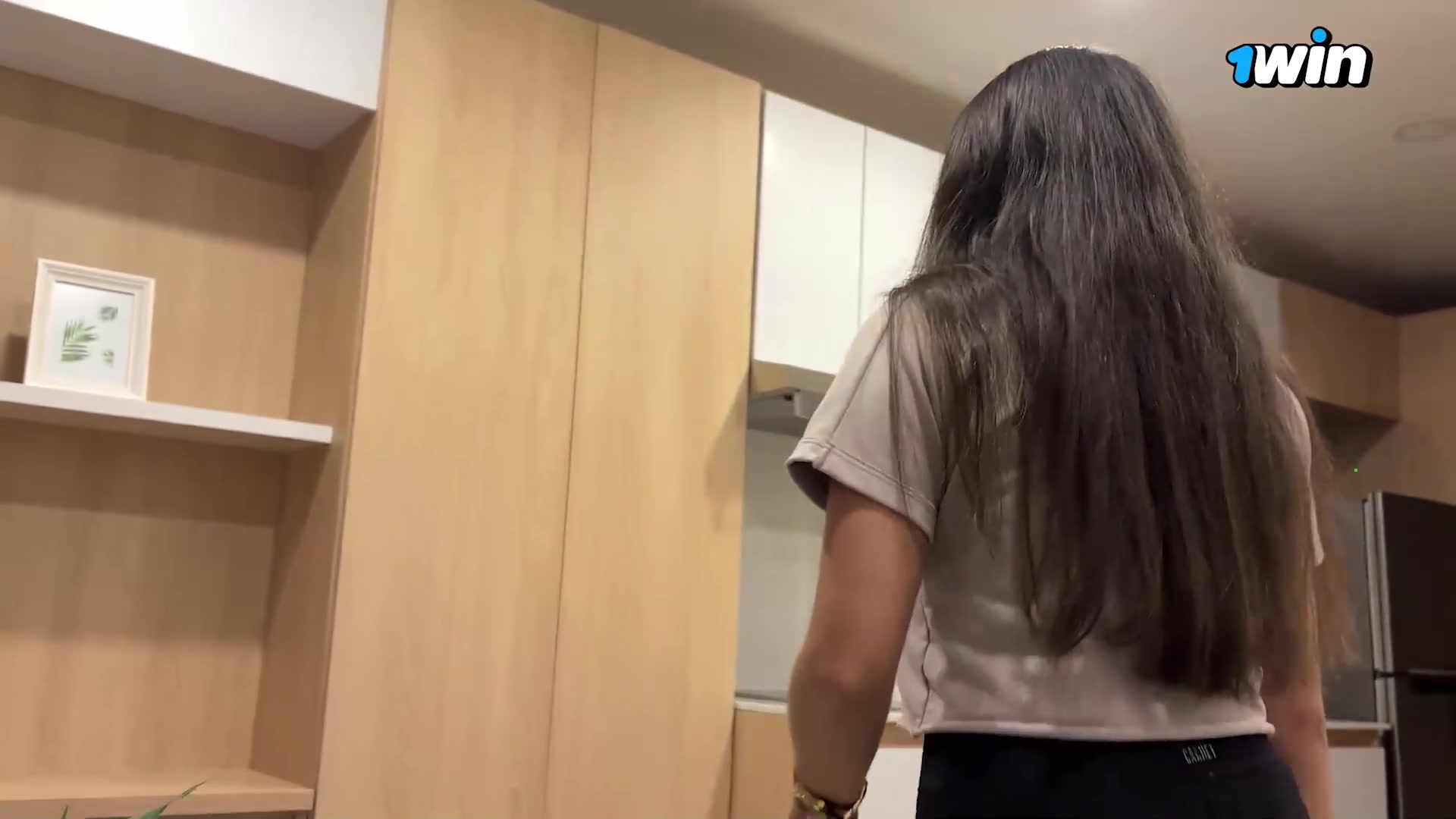 Submissive petite black-haired gets culo smacking and blowjob jizz in gullet fro
