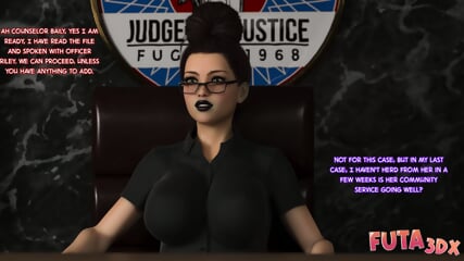 Futa3DX - Futa Big Dicked Officer Fucks Blondes & Brunette