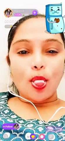 Nandini8 Showing Boobs & Fingering Pussy On Chamet Live ~ With FACE