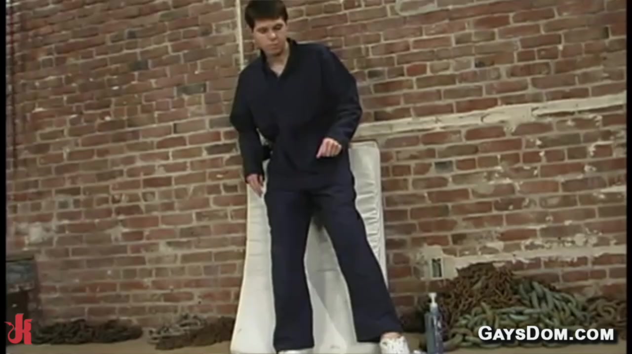 Steve German Gets Used by Machines and Loses His Huge Load