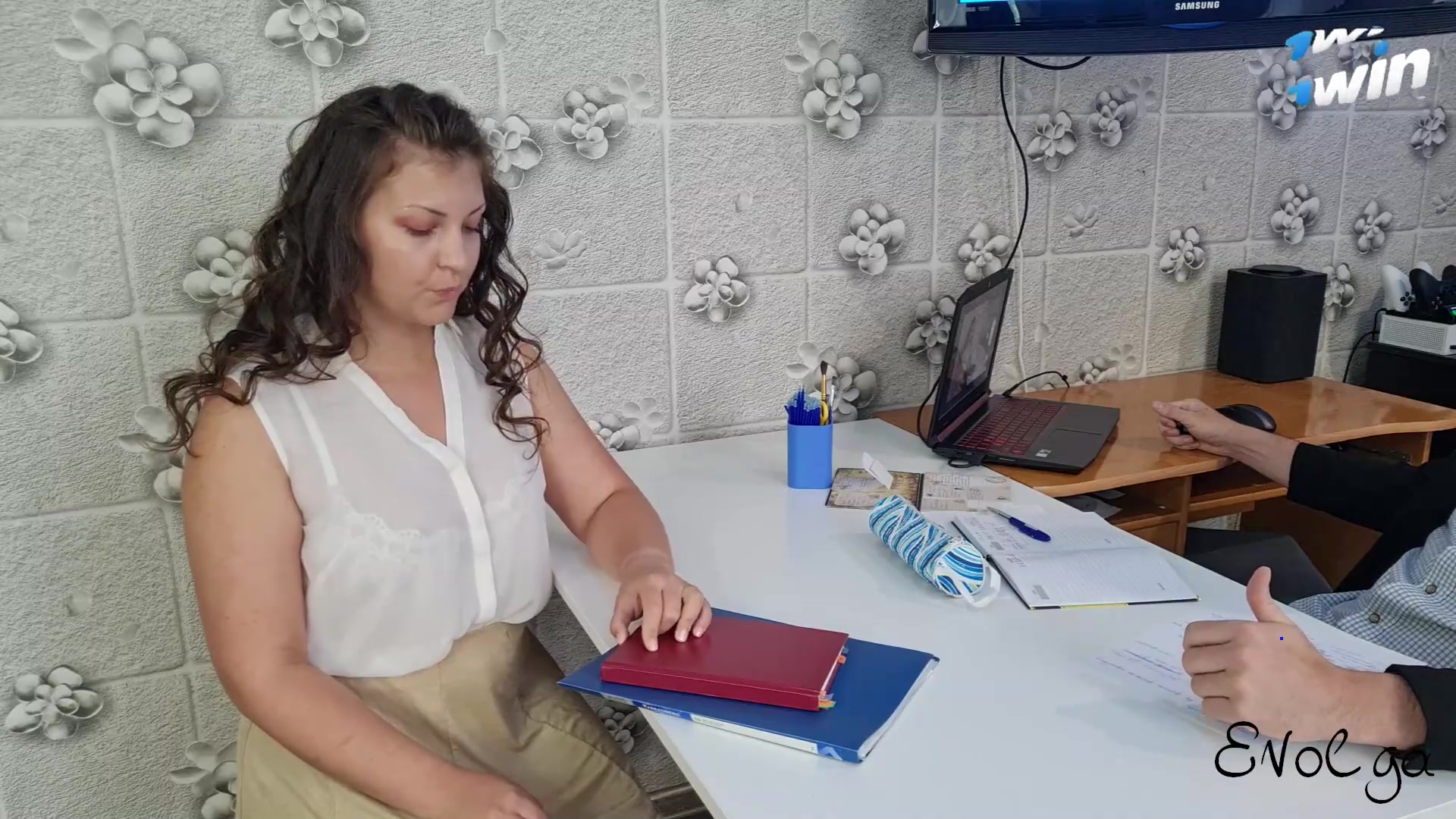 Stunning teacher makes nymph student cum in panties, leaving them both moist and