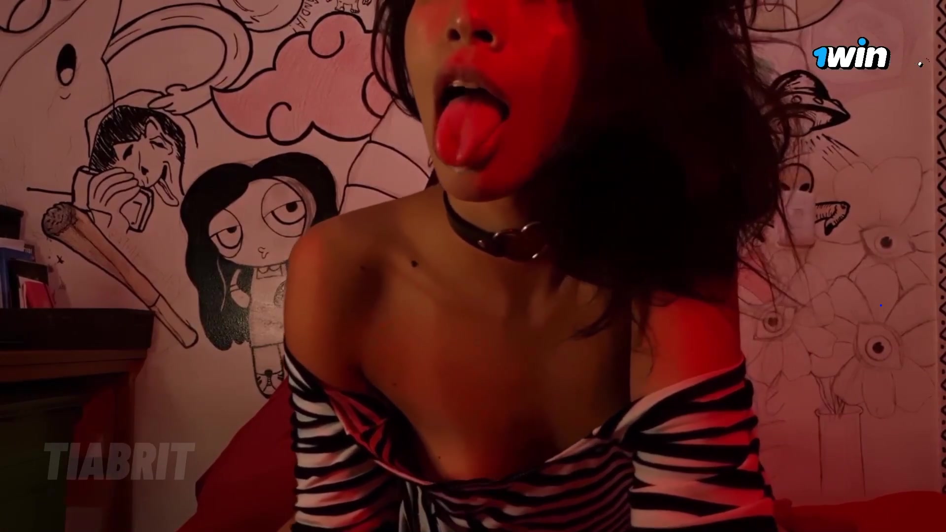 TIABRIT bursting with excitement to attempt out a faux-cock - cool XXX blowjob!