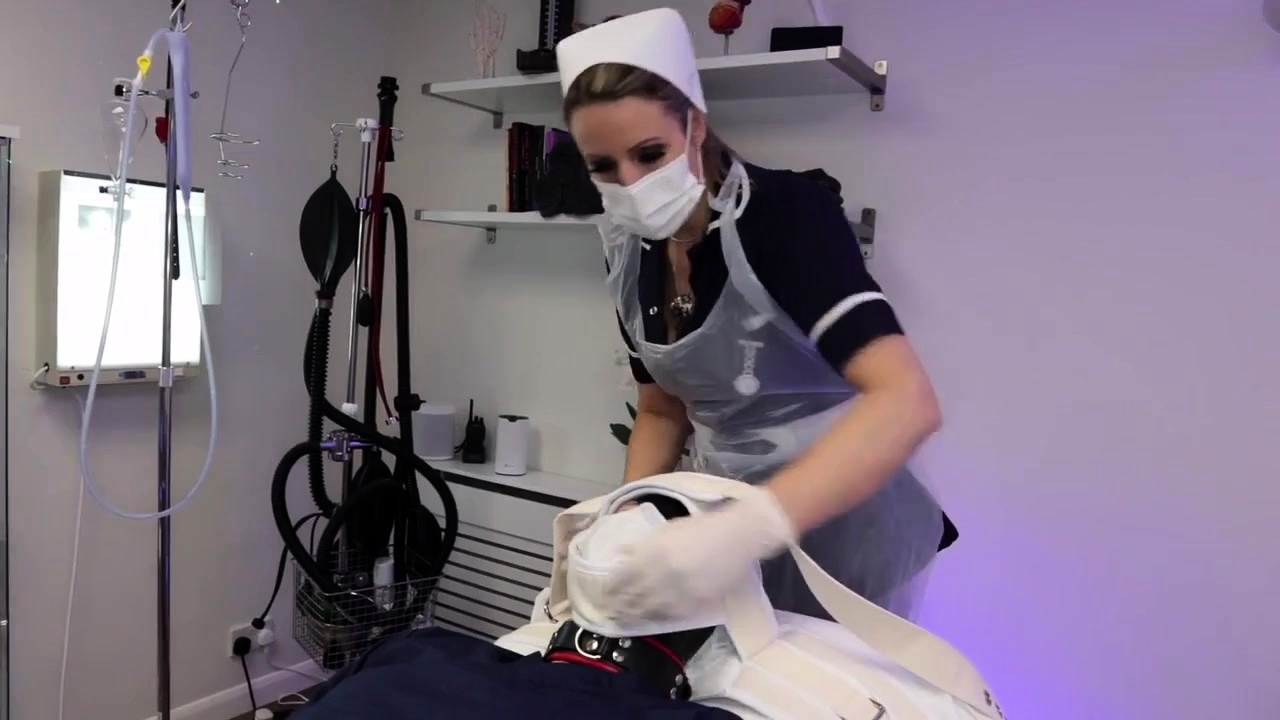 Gloves, Sounding, Chastity Removal, Semen Sample, Face