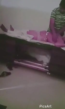 wife get massage and fucked