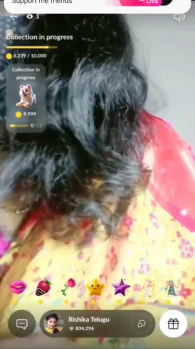 Rishik@ Telugu Aunty Removes Mask And Shows Boobs Pussy And Face On Tango Live