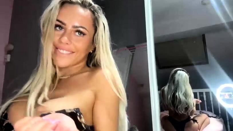 Beautiful blonde nanny and big boobed blonde MILF get pumped