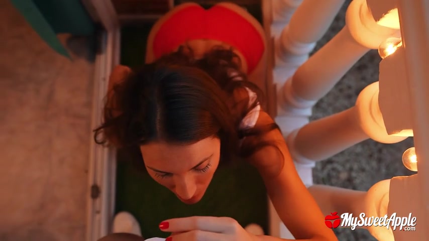 POVLife Sexy brunette Katie King POV blowjob sex