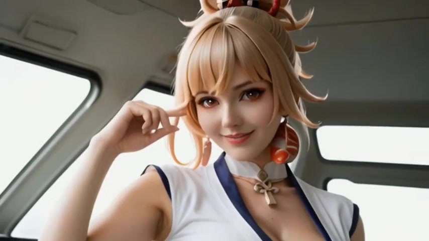 Horny Busty Asian AI Teen Fucked In A Van