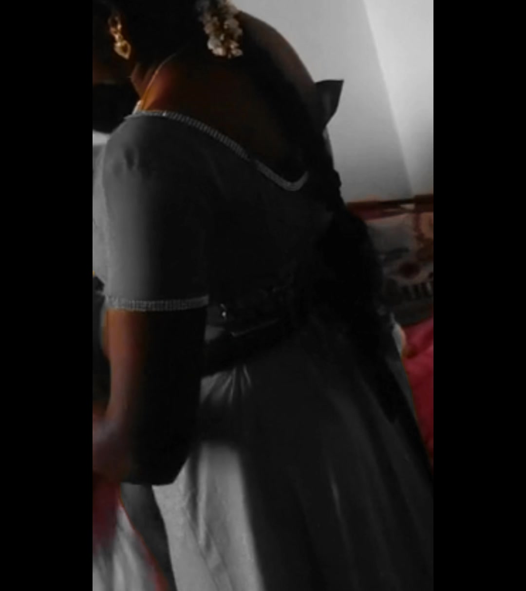 Friend wife saree change