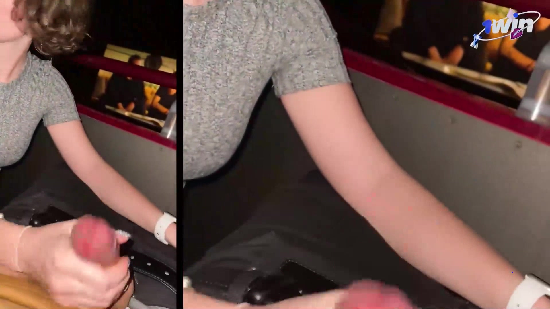 Cinema sex, public oral pleasure - legitimate y.o. cute whore offers incredible