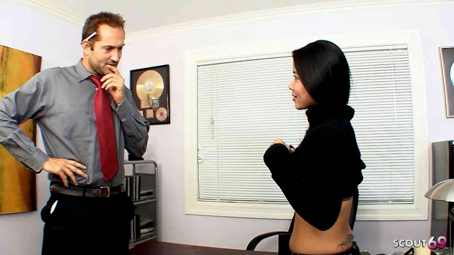 Asian Teen Fuck by her new Boss