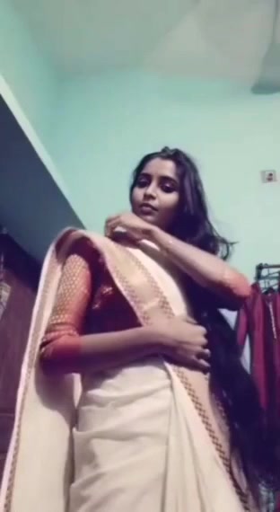 Gouthami reddy manthena removing saree blouse & showing hot sexy black bra