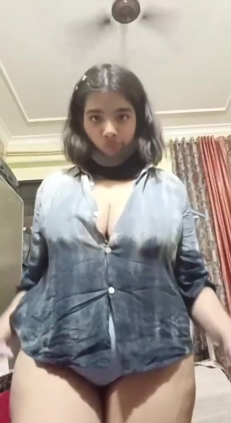 tanker  girl pressing her big boobs and ass showing