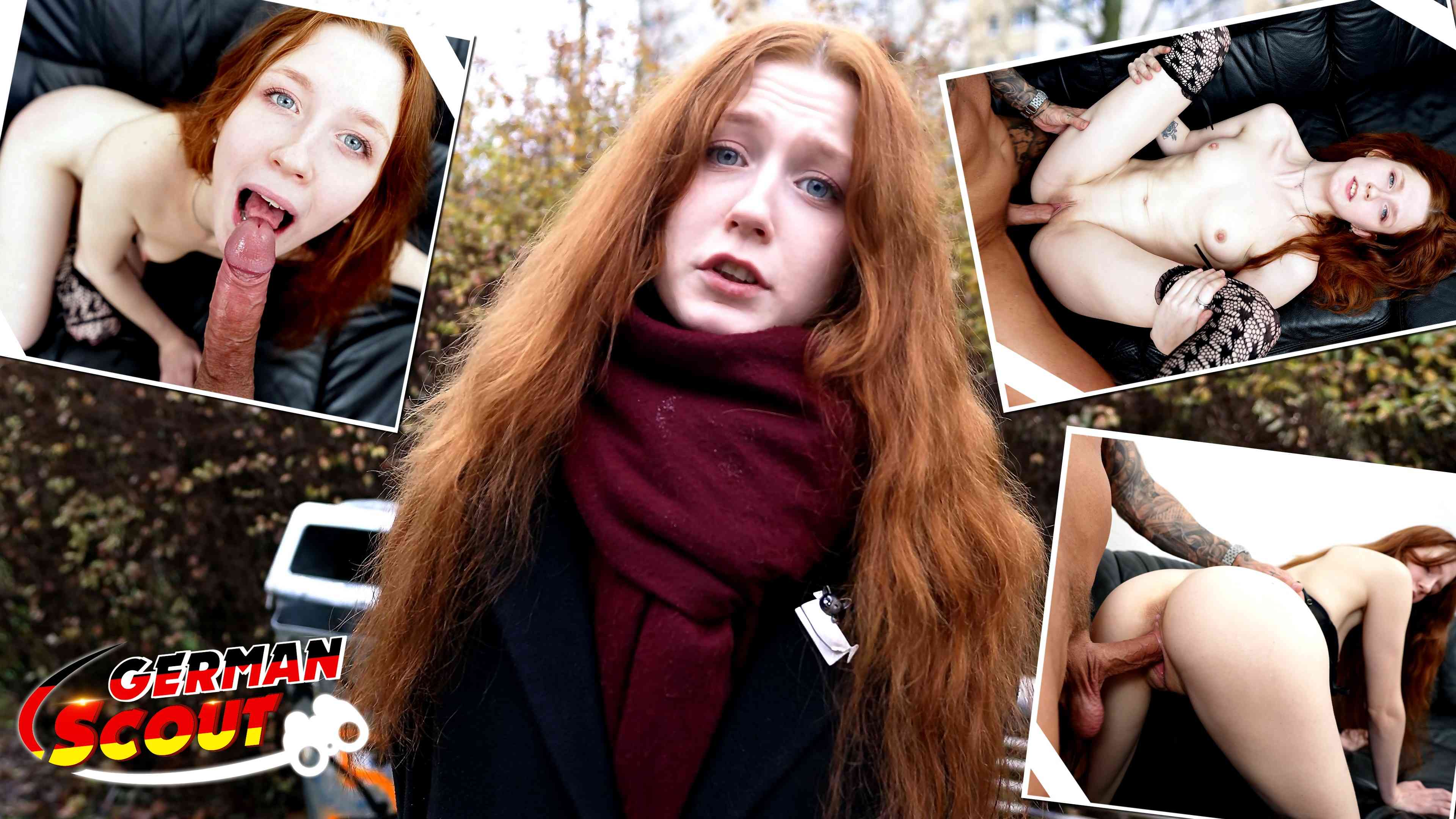 GERMAN SCOUT - Redhead Alice Seduce Sex