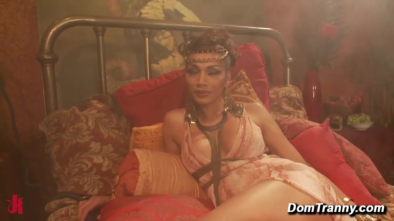 TS Yasmin Lee Rules Her Palace And Servant With Her Throbbing Hard Cock And Demands