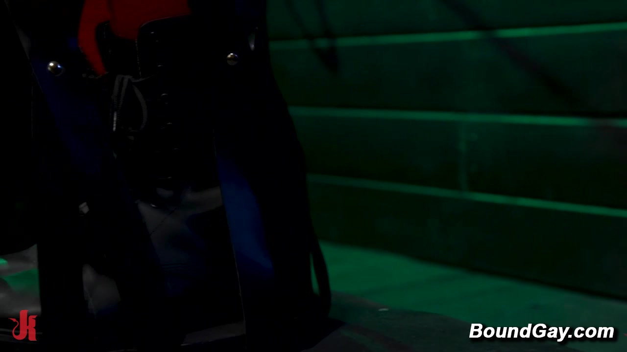 Buck in sensual cage ordeal BDSM