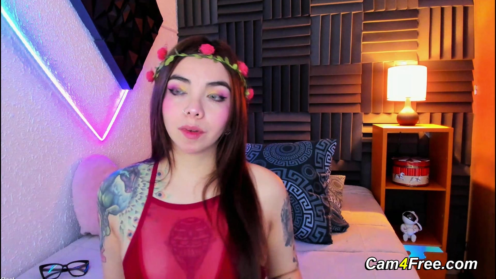 Cute Babe Plays Her Small Tits and Dildo