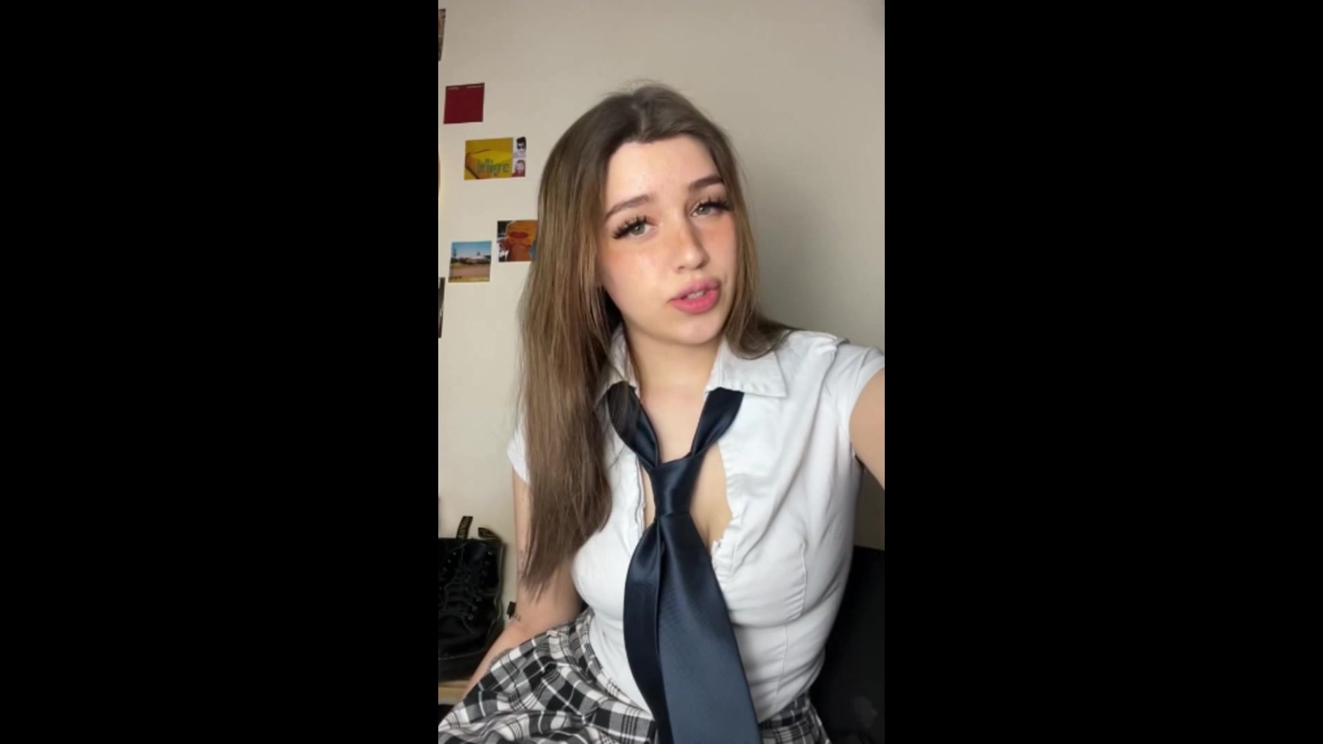 Slut Dressed As A Schoolgirl Gets Fucked