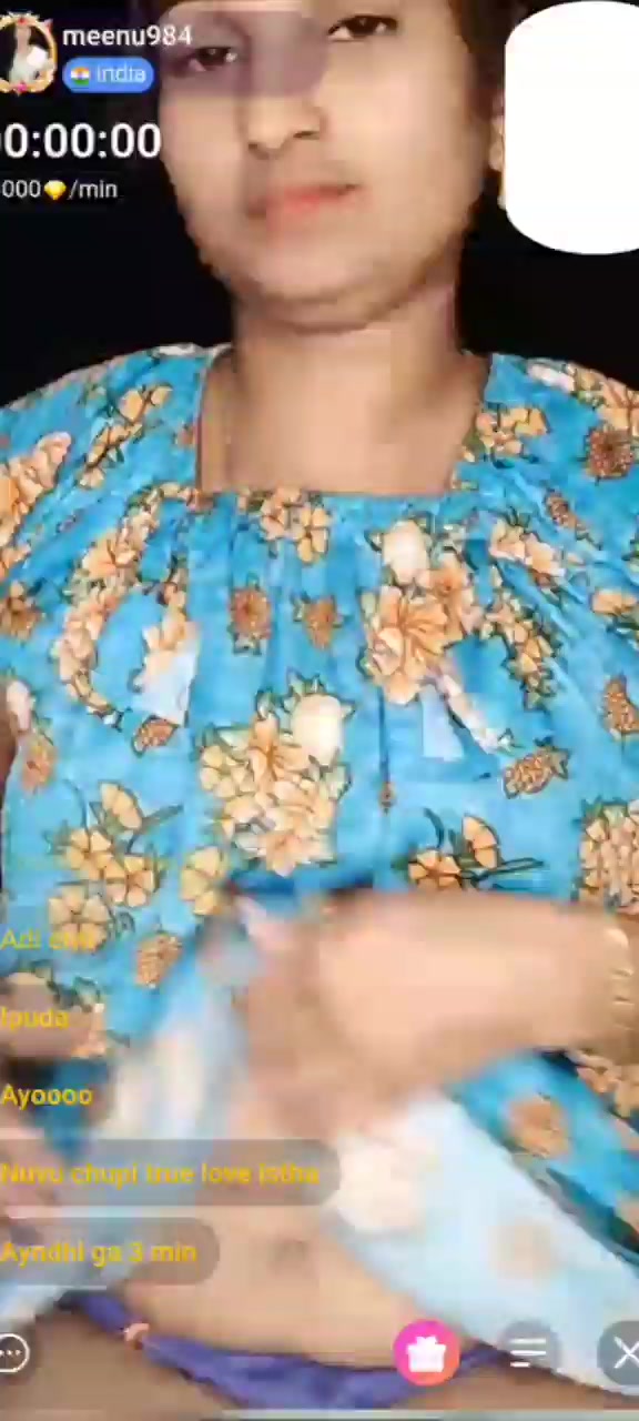 Meenu984 chamet nude show