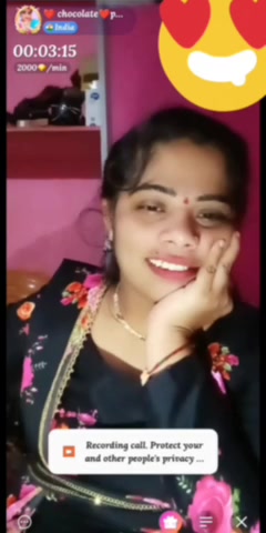 Telugu girl chamet show