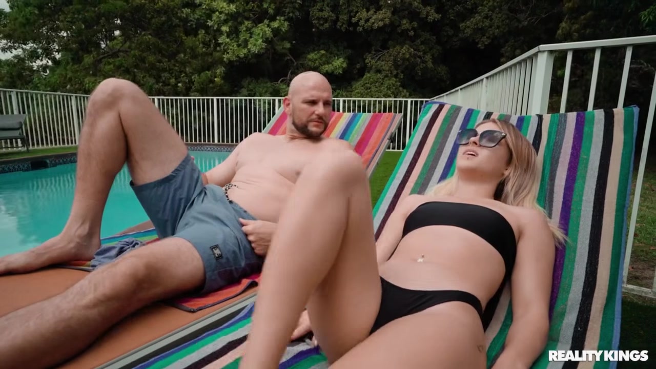 Your Girlfriend Will Caught Us! She's Right The Pool! - Sisi Rose