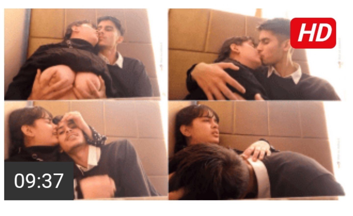 Cafe Couple Viral Video Part 2 – Naughty Smooch & Boob Play In Public