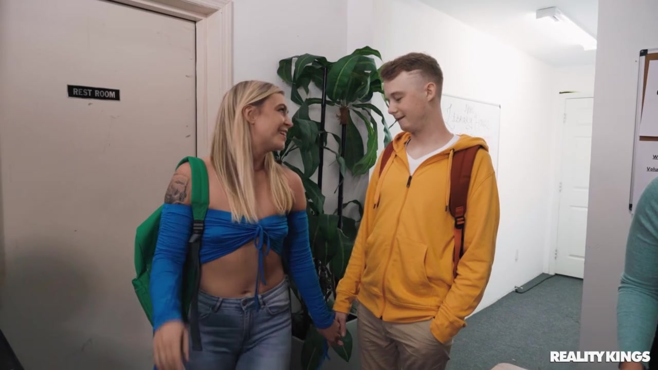 Always Horny Man Fucks Librarian While His Girlfriend Is Around - Mandy Waters